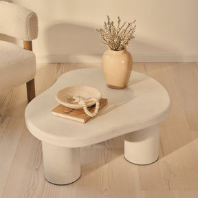 Savanna - Concrete Irregular Wooden Coffee Table
