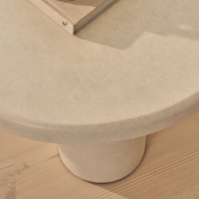 Savanna - Large Concrete Irregular Wooden Coffee Table