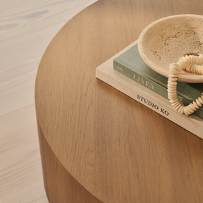 Magna - Warm Wood Wave Coffee Table