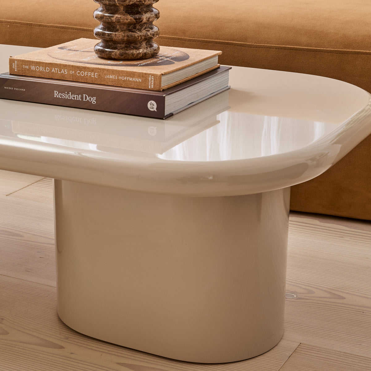 Rivington - High Gloss Ivory Large Rectangular Coffee Table