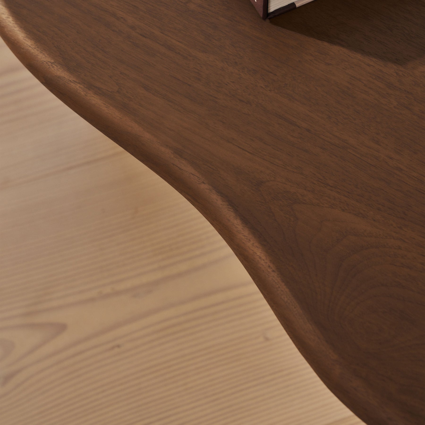 Savanna - Dark Wood Irregular Wooden Coffee Table