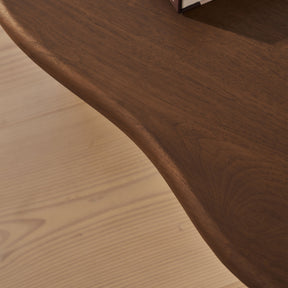 Savanna - Dark Wood Irregular Wooden Coffee Table