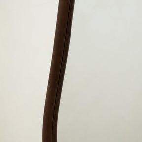 Aaliyah - Dark Wood Irregular Wall Mirror 150cm x 75cm