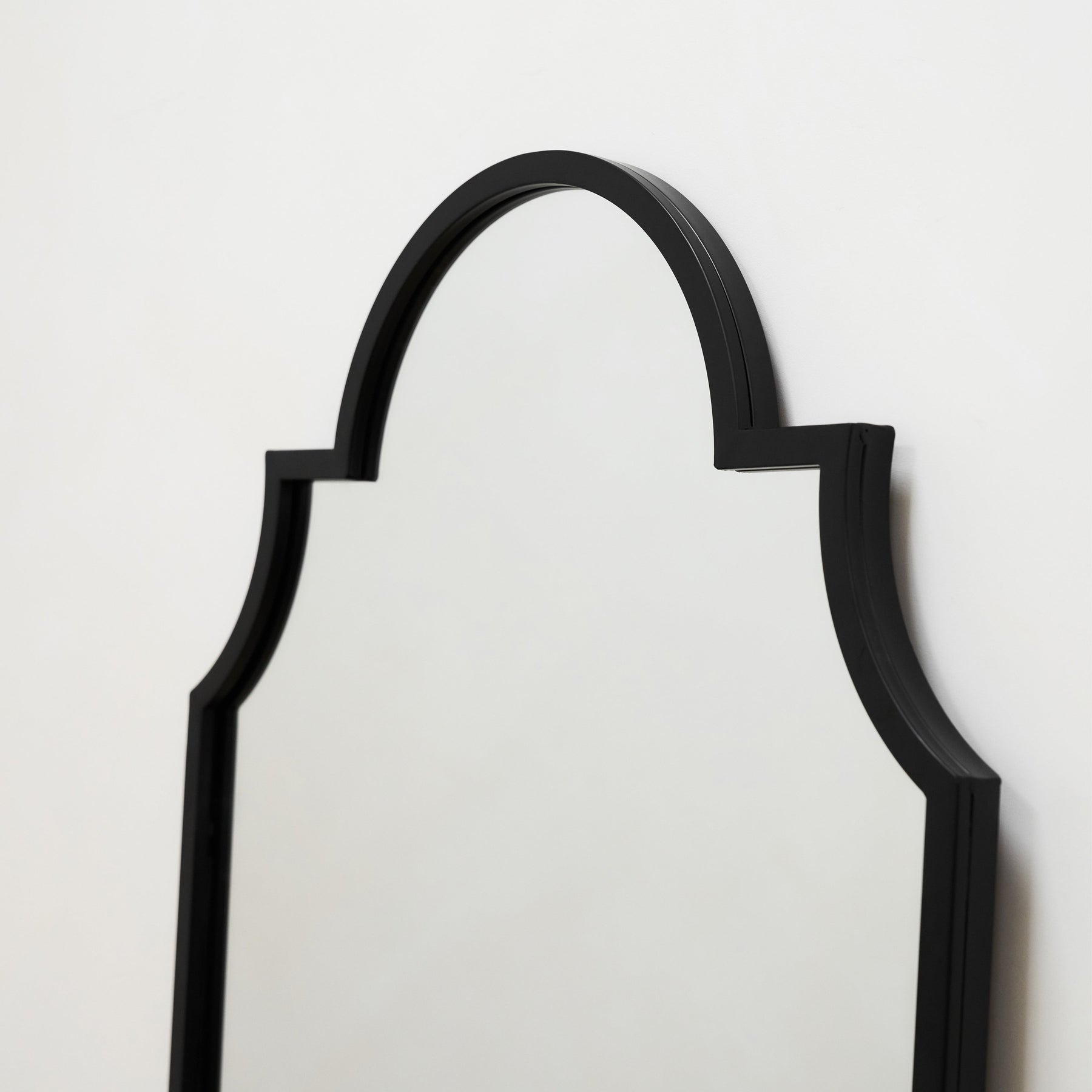 Alexandria - Black Industrial Arched Metal Full Length Mirror 159cm x 70cm