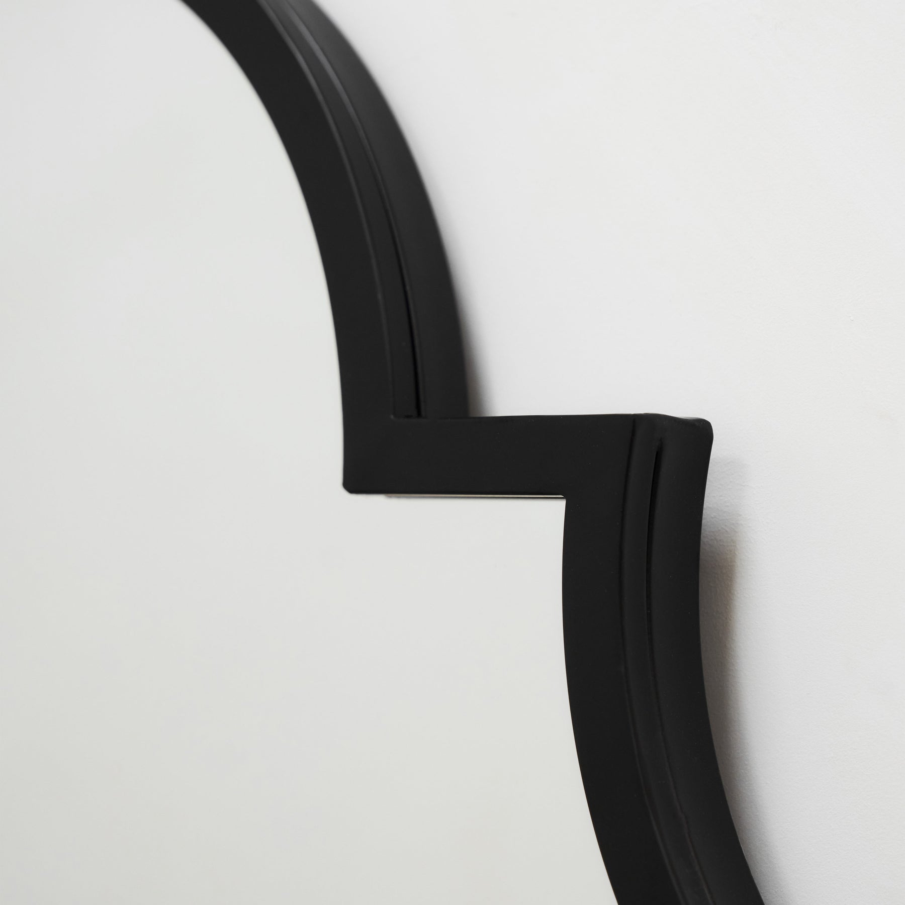 Alexandria - Black Industrial Arched Metal Full Length Mirror 159cm x 70cm