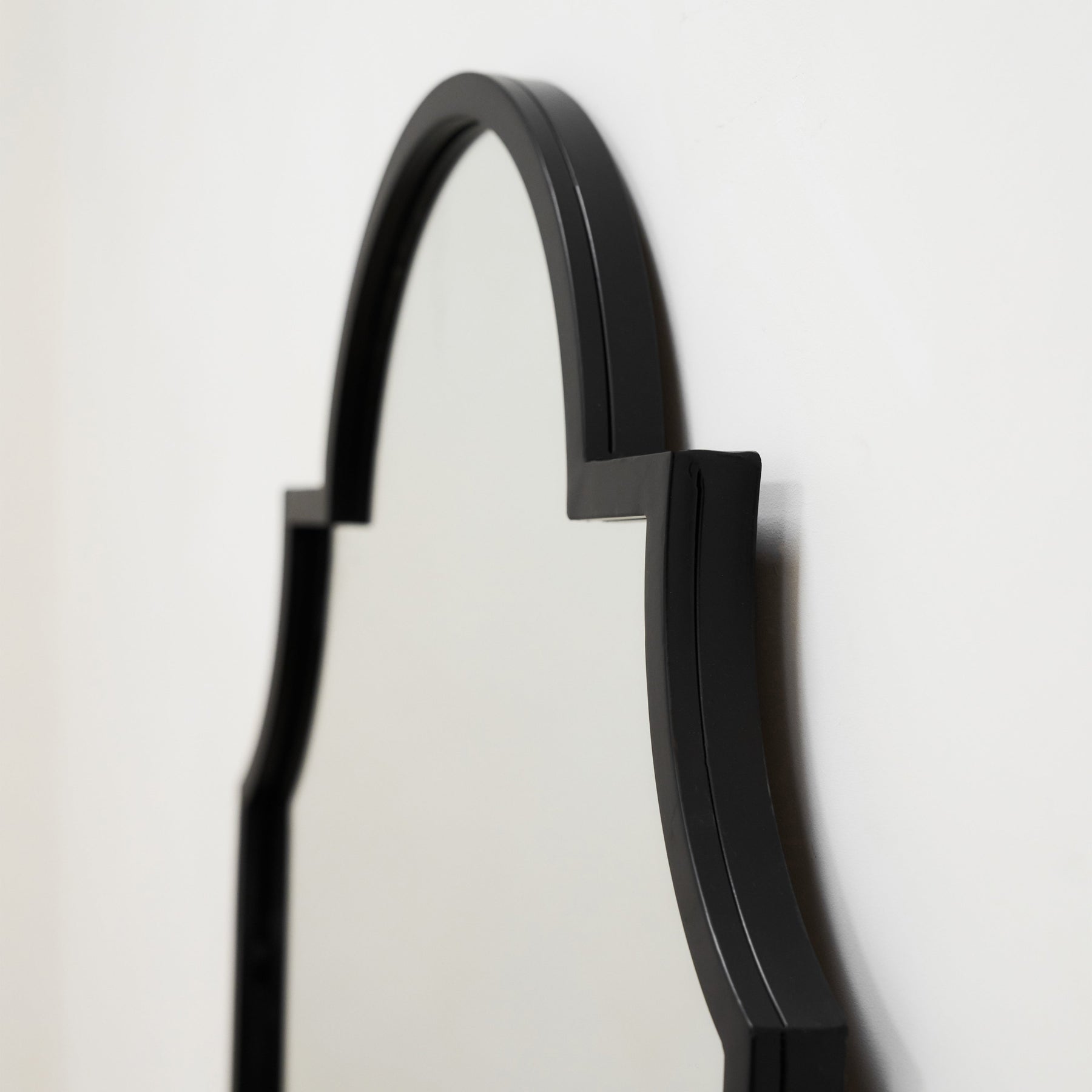 Alexandria - Black Industrial Arched Metal Full Length Mirror 159cm x 70cm