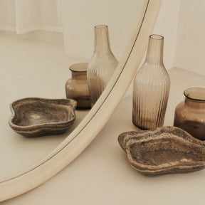 Amora - Extra Large Concrete Round Wall Mirror 120cm x 120cm