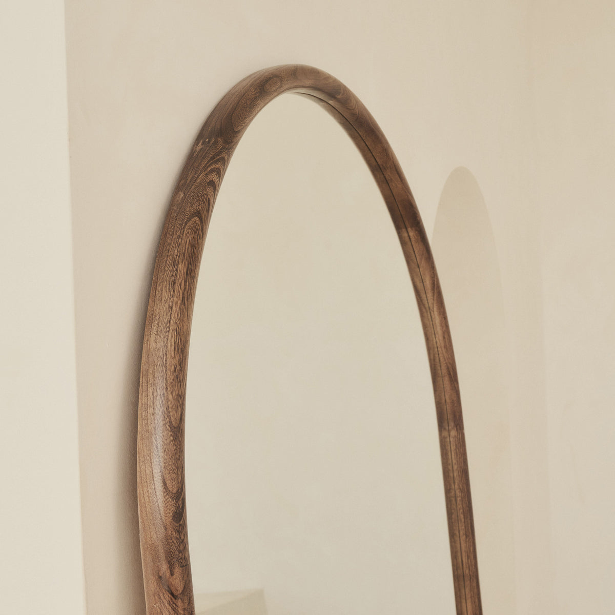 Amora - Full Length Extra Large Arched Warm Wood Mirror 200cm x 120cm