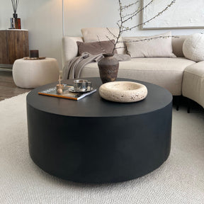 Angelo - Minimal Onyx Round Coffee Table Large