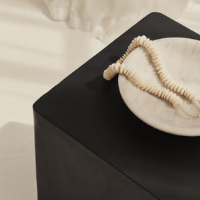 Angelo - Minimal Onyx Rectangle Side Table