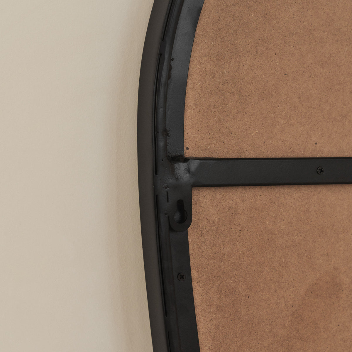 Arcurva Noir - Large Full Length Black Irregular Mirror 170cm x 85cm