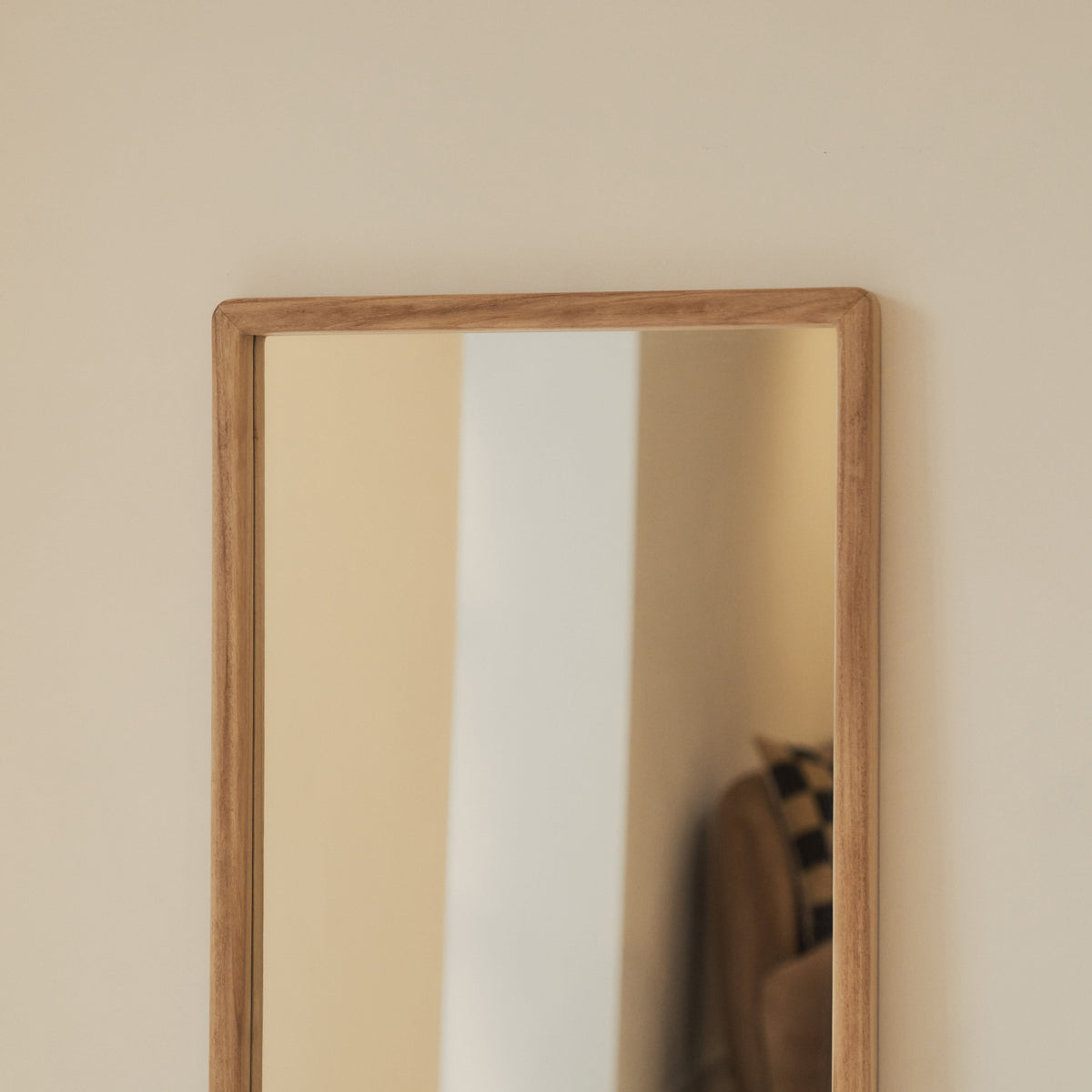 Arden - Light Wood Full Length Wooden Mirror 140cm x 45cm