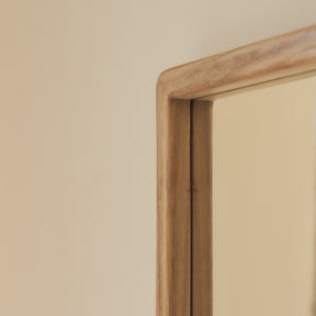 Arden - Light Wood Full Length Wooden Mirror 140cm x 45cm