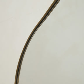 Astrid - Large Full Length Irregular Arched Gold Metal Mirror 180cm x 90cm