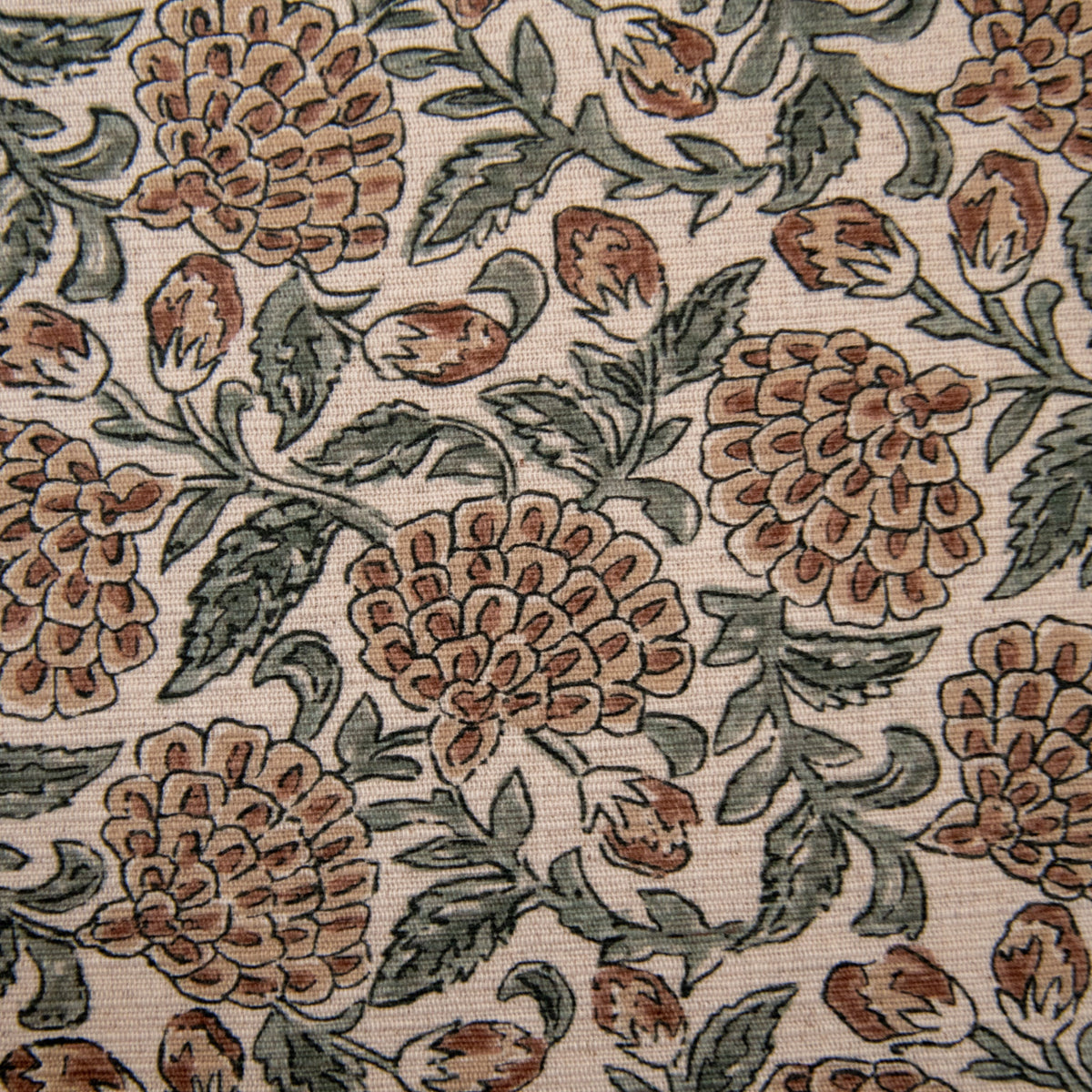 Erisha - Teal Printed Fabric Cushion