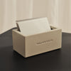 Brooklyn - Modern Coasters Set of 4 & Holder Ecru