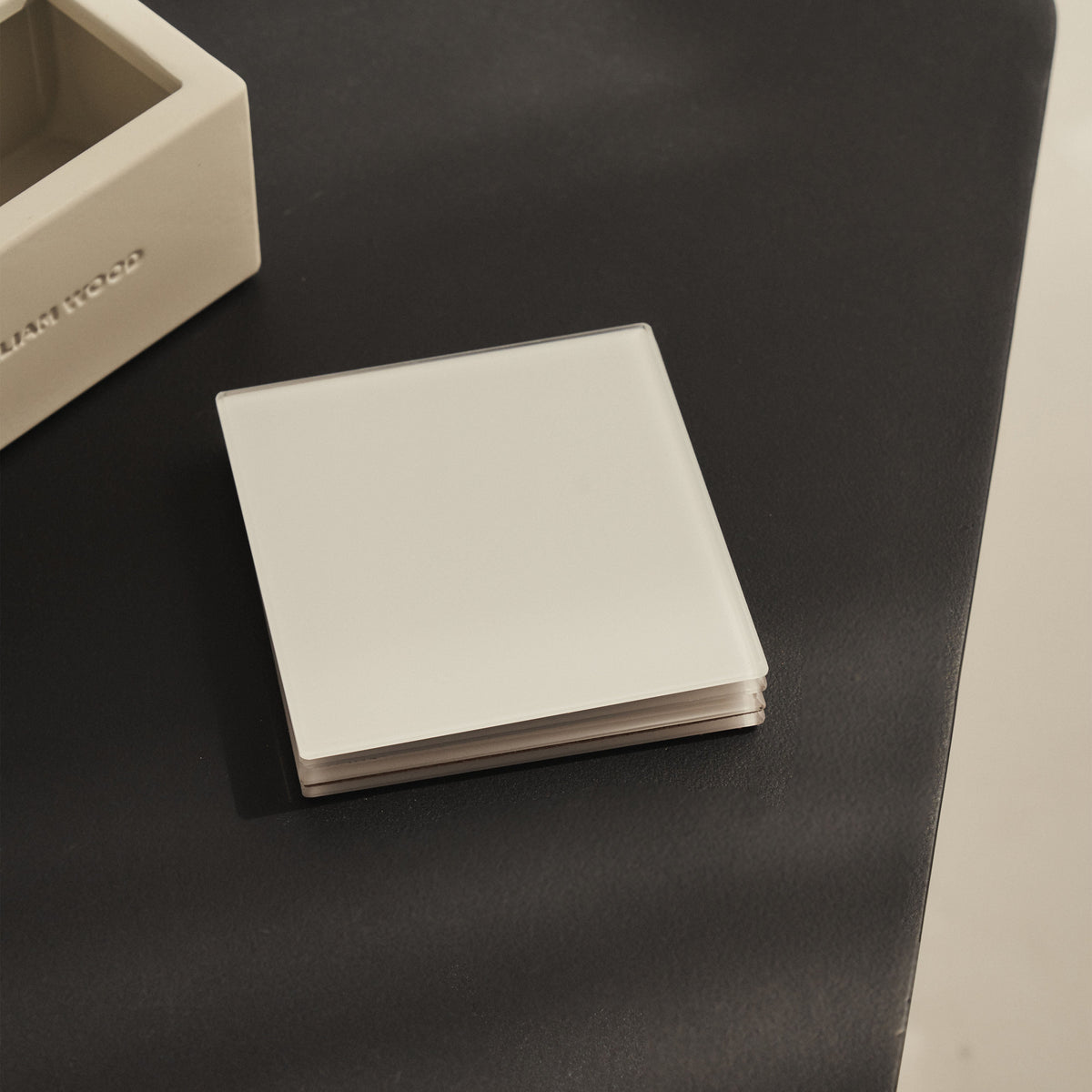 Brooklyn - Modern Coasters Set of 4 & Holder Ecru