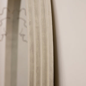 Full Length Arched Concrete Mirror alternate detail shot of unique stepped design