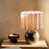 Caia - Dark Emperador Scallop Shade Table Lamp