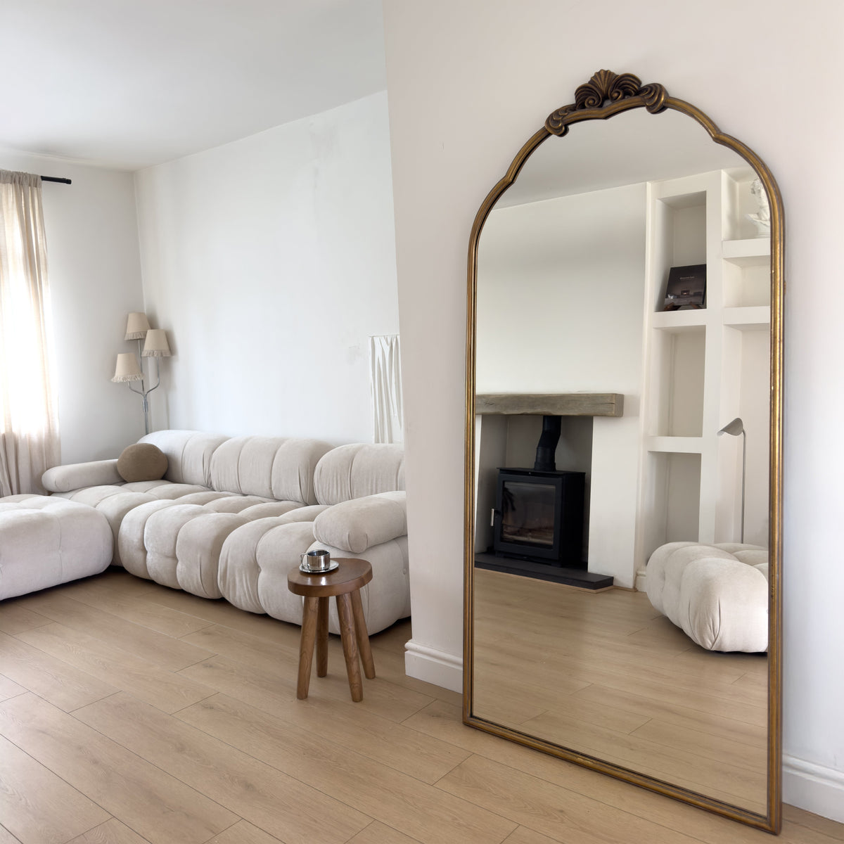 Celeste - Full Length Gold Extra Large Metal Mirror 190cm x 90cm