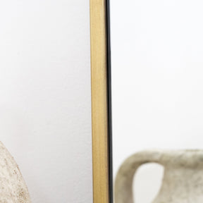 Liberty - Full Length Gold Large Arched Metal Mirror 160cm x 60cm