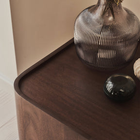 Fairmont - Dark Wood Premium Square Side Table