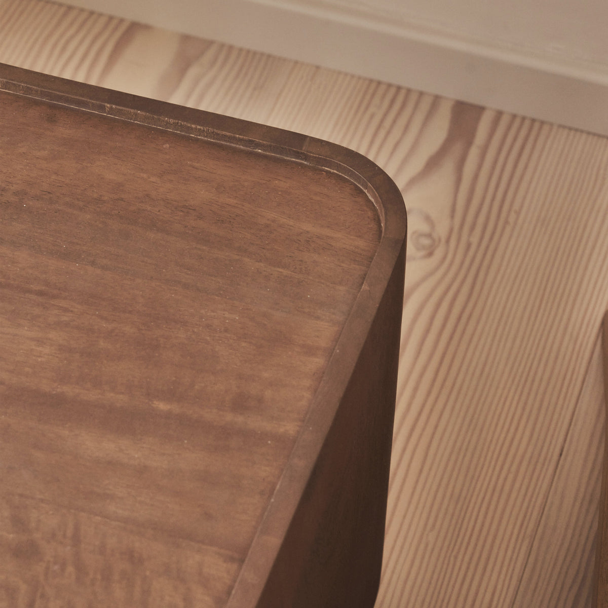 Fairmont - Warm Wood Premium Square Side Table