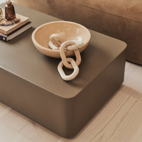Angelo - Minimal Mocha Rectangular Coffee Table Large