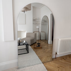 Edge - Extra Large Frameless Arched Full Length Mirror 179cm x 110cm