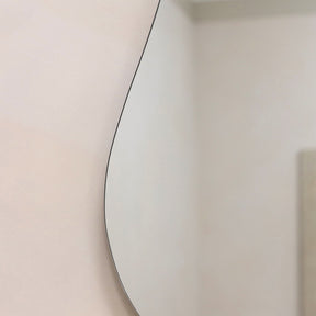 Large Frameless Pond Mirror irregular curve