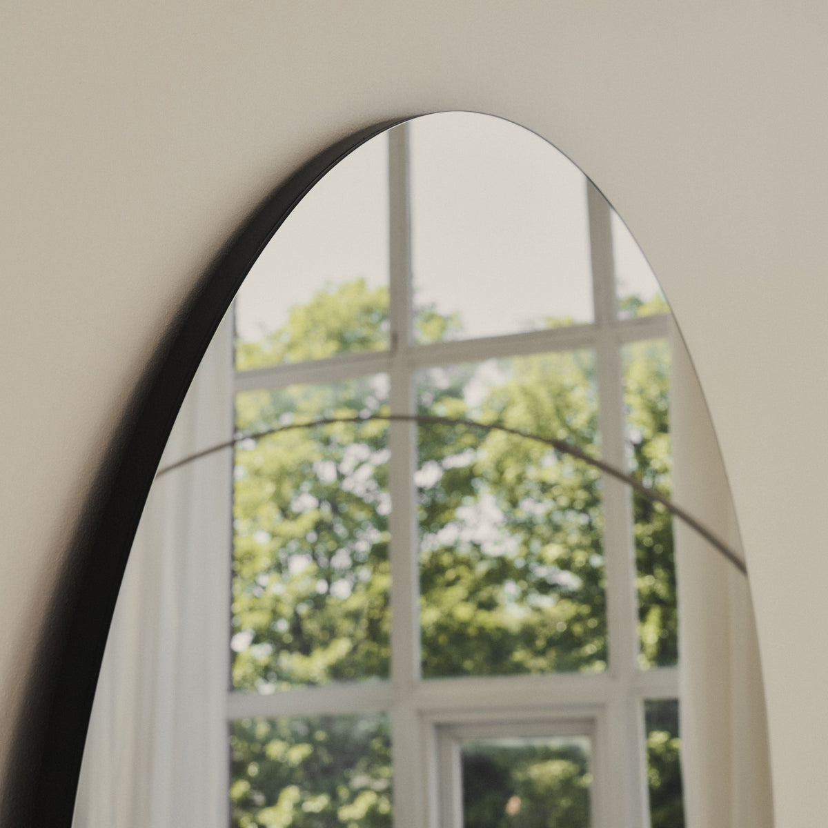 Edge - Extra Large Frameless Arched Full Length Mirror 200cm x 100cm