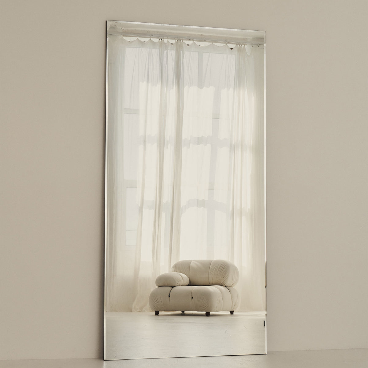 Edge - Extra Large Frameless Full Length Rectangular Mirror 200cm x 100cm