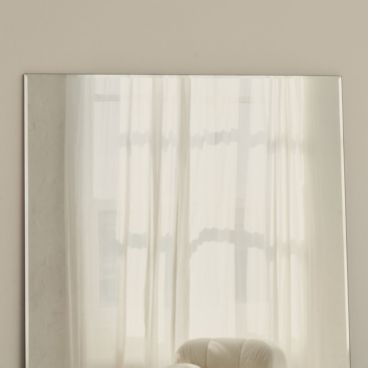 Edge - Extra Large Frameless Full Length Rectangular Mirror 200cm x 100cm