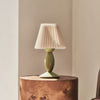 Elba - Olive Pleated Shade Table Lamp