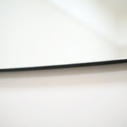 Large Frameless Pond Mirror detail shot of low-profile frame