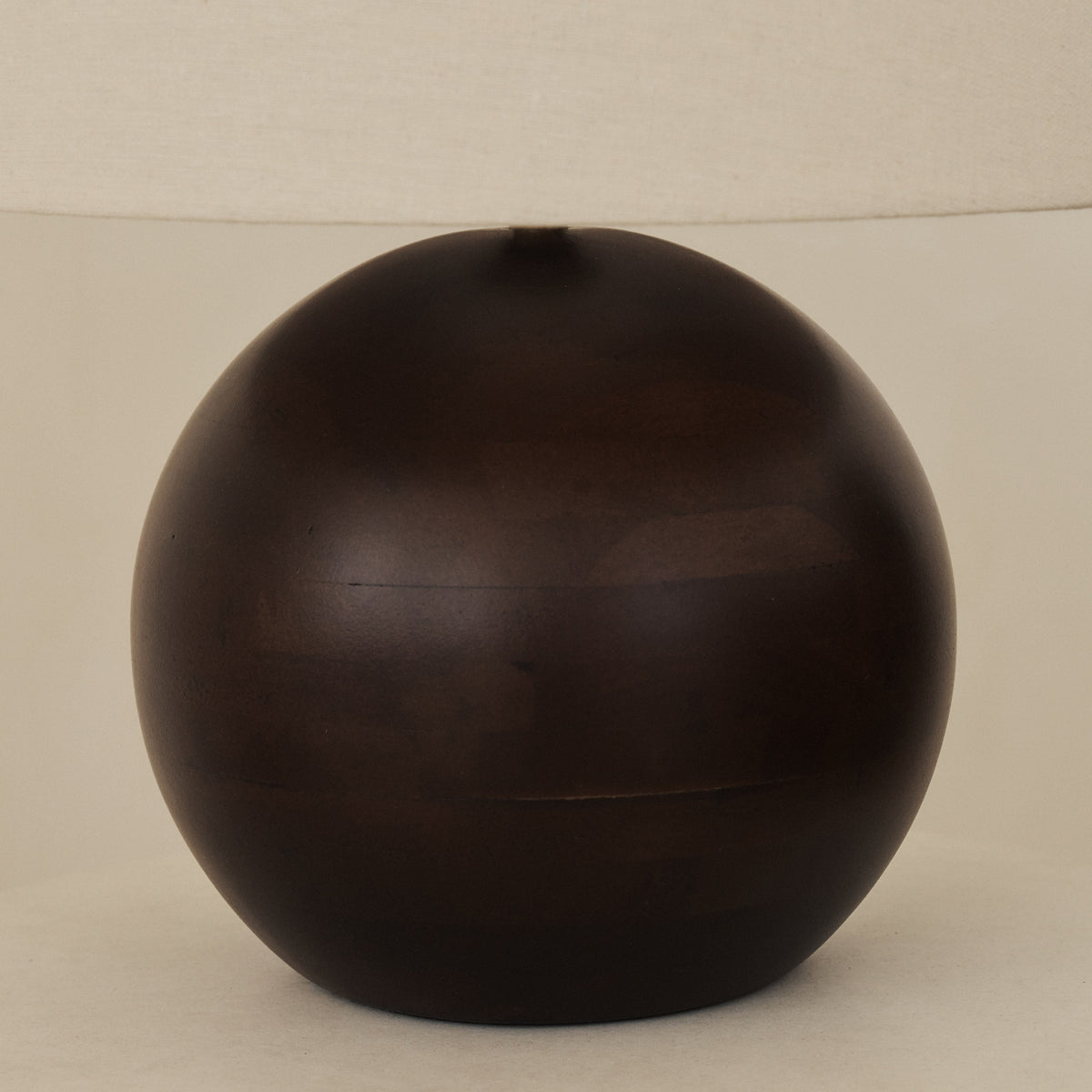 Geneva - Dark Wood Drum Shade Table Lamp