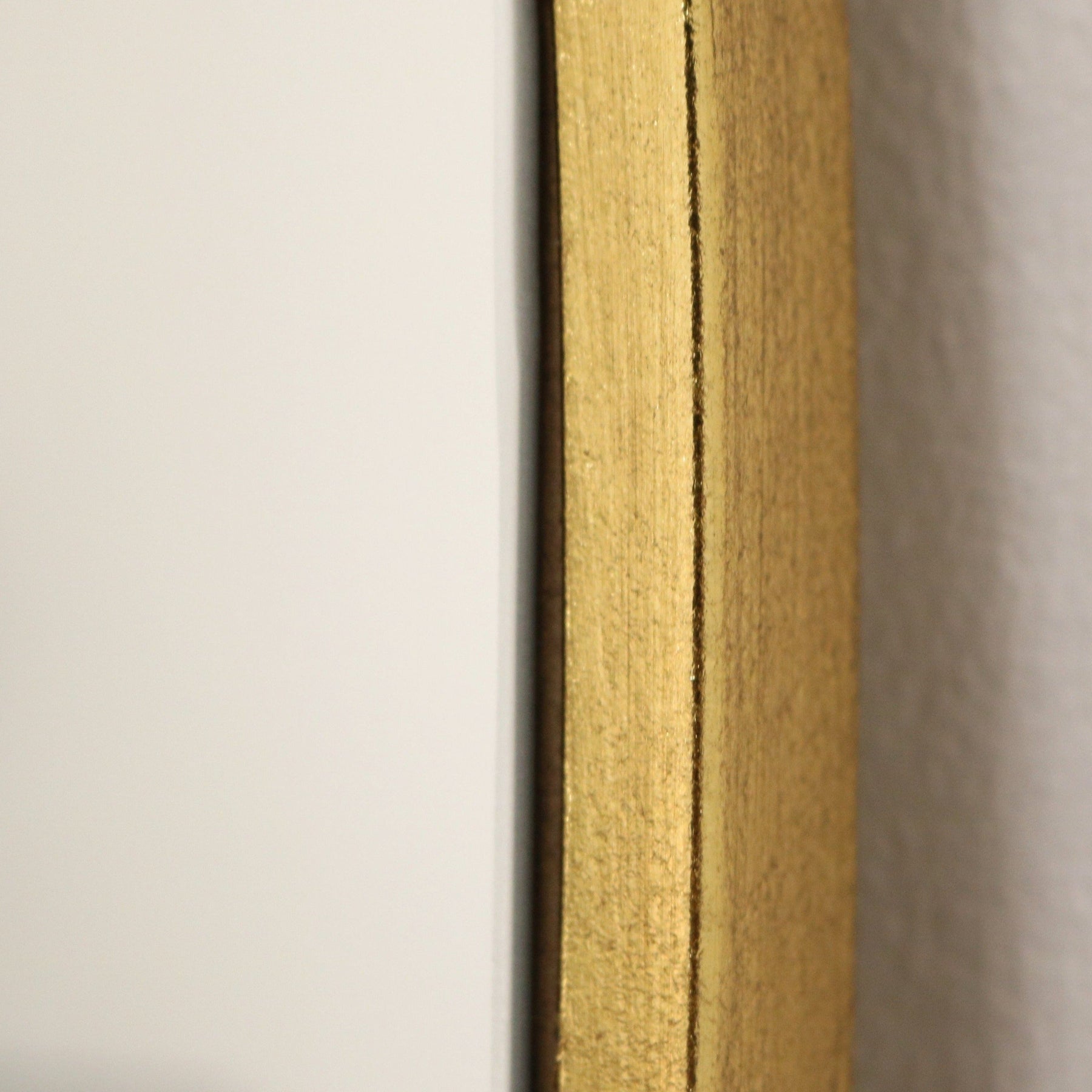 Gold Full Length Arched Metal Mirror frame