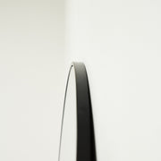 Black Full Length Arched Metal Mirror detail shot of arch