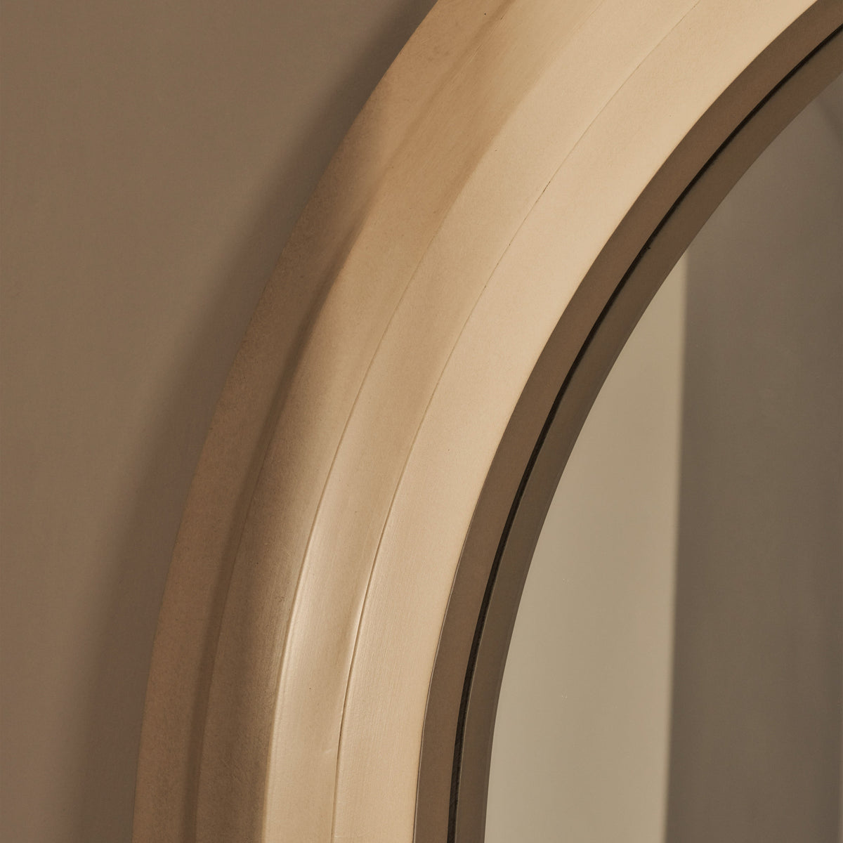 Luciana - Concrete Arched Overmantle Mirror 120cm x 100cm