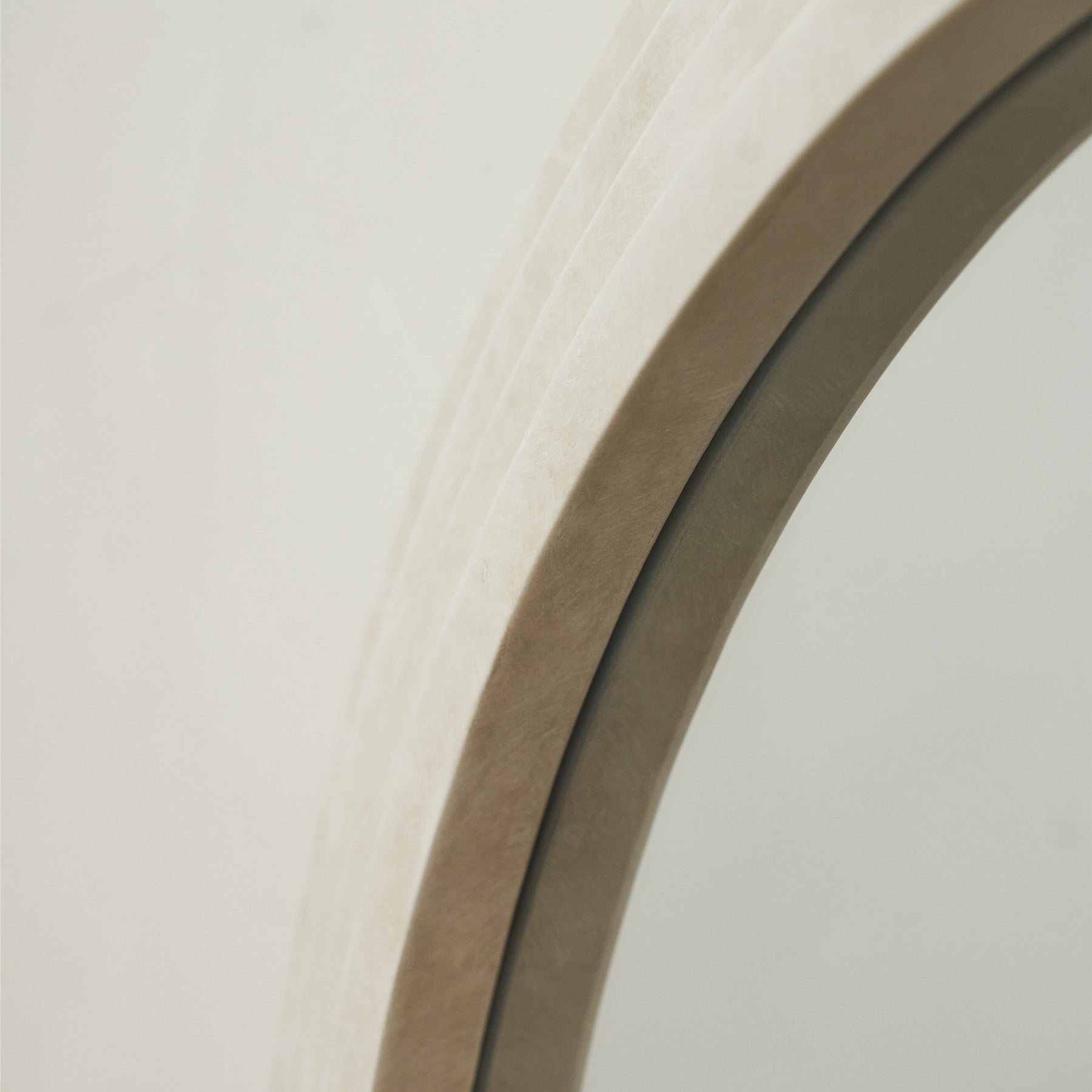 Luciana - Concrete Arched Overmantle Mirror 120cm x 100cm