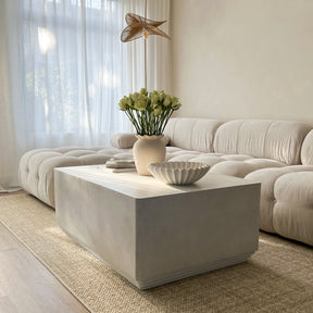 Luciana - Concrete Rectangular Coffee Table