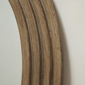 Luciana - Washed Wood Full Length Arched Mirror 180cm x 80cm