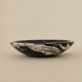 Marbelle - Large Black Marble Decorative Bowl