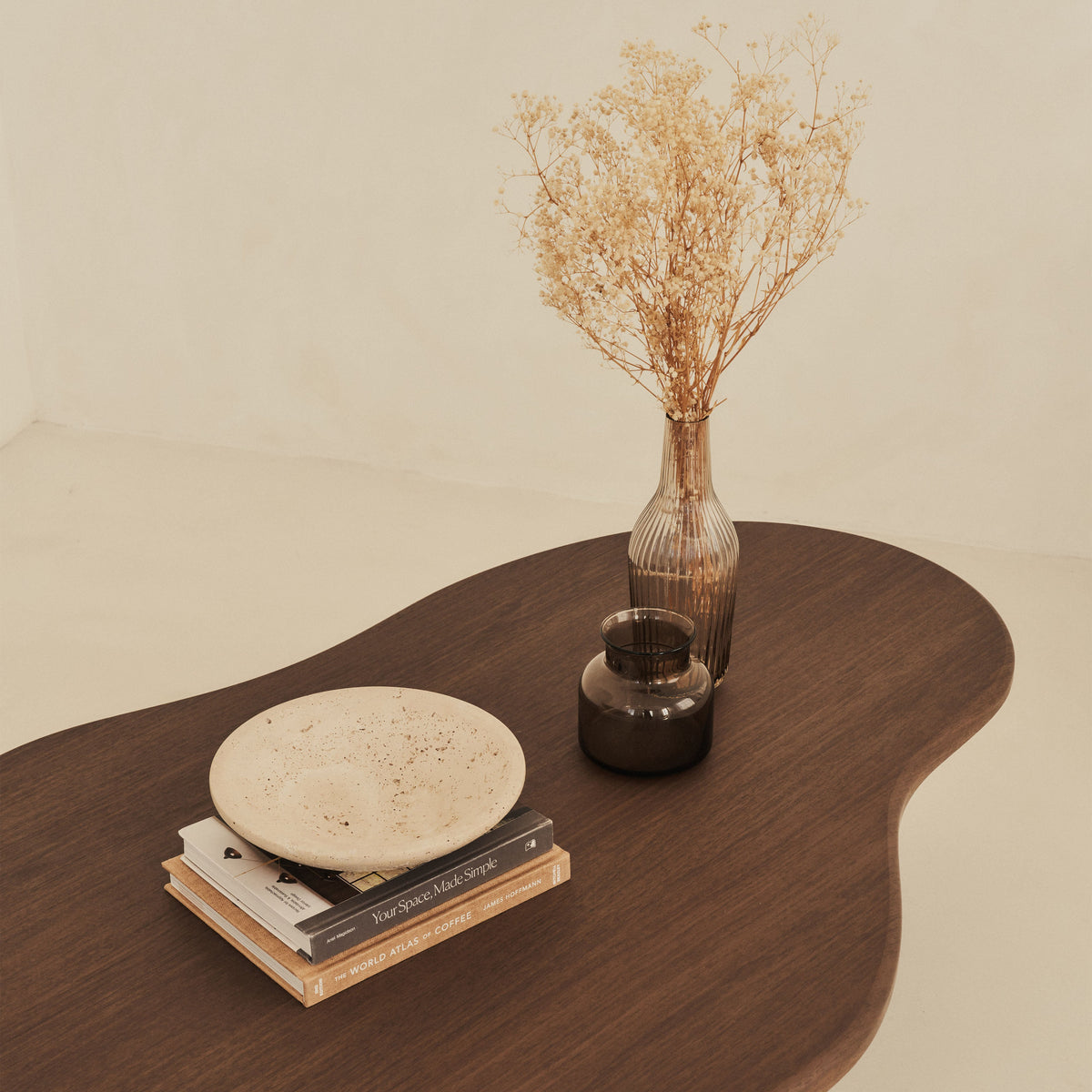 Marbelle - Large Cream Travertine Decorative Bowl