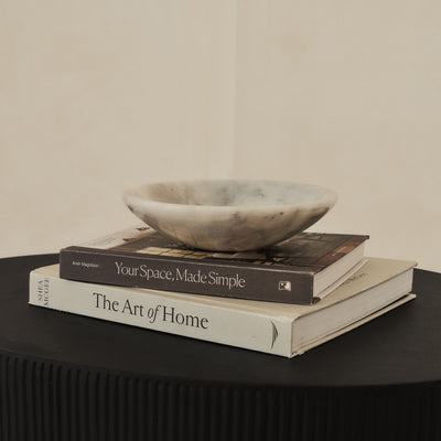 Marbelle - White Marble Decorative Bowl