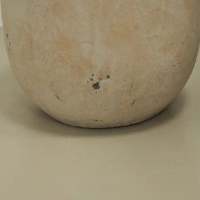 Detail shot of Sand Textured Terracotta Large Vase base