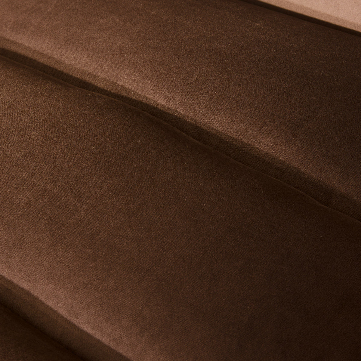 Rowan - Velvet Accent Chair Brown & Dark Wood