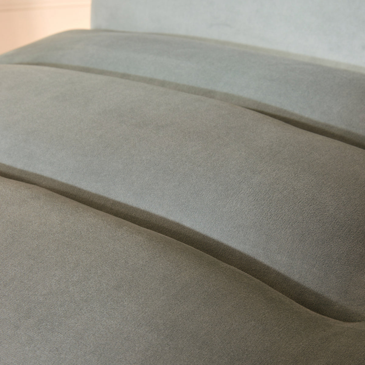 Rowan - Velvet Accent Chair Blue & Dark Wood