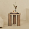 Savanna - Washed Wood Irregular Wooden Side Table