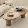 Savanna - Large Washed Wood Irregular Wooden Coffee Table